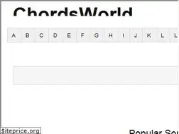 Sites similar to chordsworld.com