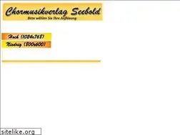 Sites similar to chormusik-seebold.de