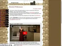 Sites similar to chorturmkirche-sylbitz.de