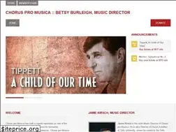 Sites similar to choruspromusica.org
