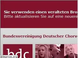Sites similar to chorverbaende.de