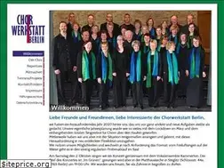 Sites similar to chorwerkstatt-berlin.de