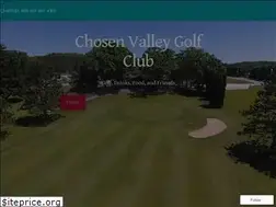 Sites similar to chosenvalleygolfclub.com