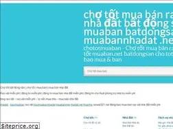 Sites similar to chototmuaban.net