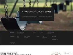 Sites similar to chouetteyaplusecole.com