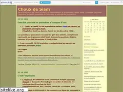 Sites similar to chouxdesiam.canalblog.com