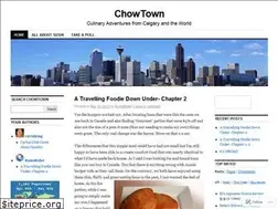 Sites similar to chowtown.wordpress.com