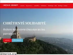 Sites similar to chretientesolidarite.fr