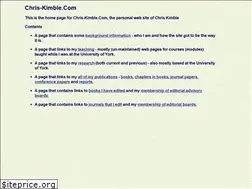 Sites similar to chris-kimble.com