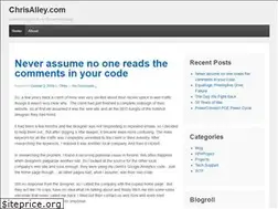 Sites similar to chrisalley.com