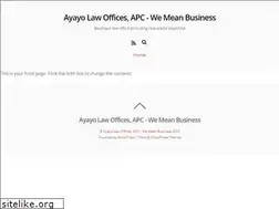 Sites similar to chrisayayo.com