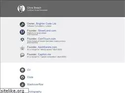 Sites similar to chrisbeach.co.uk