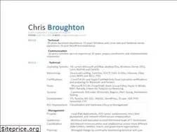Sites similar to chrisbroughton.com