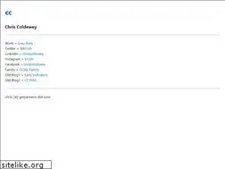 Sites similar to chriscoldewey.com