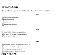 Sites similar to chriscollins.me