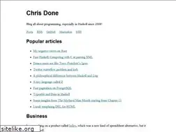 Sites similar to chrisdone.com