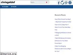Sites similar to chrisgeldof.com
