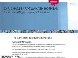 Sites similar to chrishanibaragwanathhospital.co.za