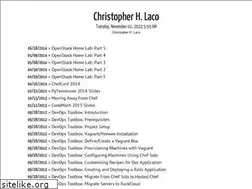 Sites similar to chrislaco.com
