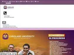 Sites similar to chrislanduniversity.edu.ng