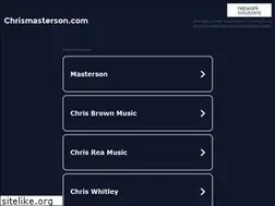 Sites similar to chrismasterson.com