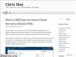 Sites similar to chrismay.org