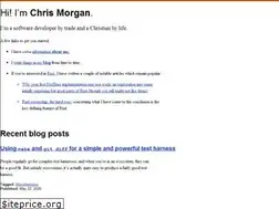 Sites similar to chrismorgan.info