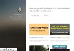 Sites similar to chrisrand.com