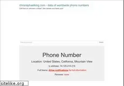 Sites similar to chrisraphaelking.com
