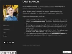 Sites similar to chrissampson.me