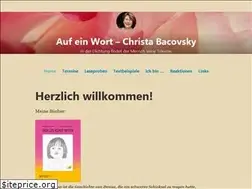 Sites similar to christa-bacovsky.net