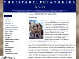 Sites similar to christadelphianresearch.com