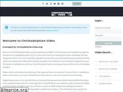 Sites similar to christadelphianvideo.org
