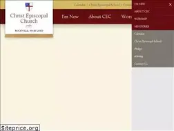 Sites similar to christchurchrockville.org