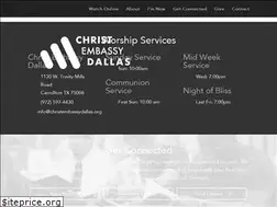 Sites similar to christembassydallas.org
