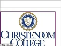 Sites similar to christendom.edu
