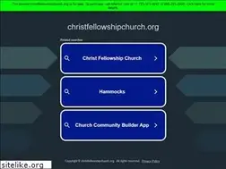 Sites similar to christfellowshipchurch.org