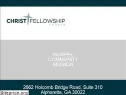 Sites similar to christfellowshipga.org