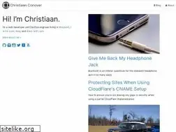 Sites similar to christiaanconover.com