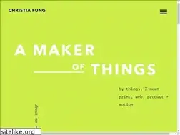 Sites similar to christiafung.com