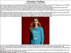 Sites similar to christian-clothing.net
