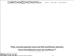 Sites similar to christian-constantin.ch