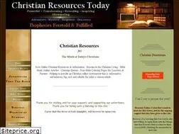 Sites similar to christian-resources-today.com