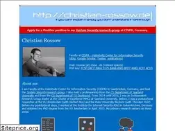Sites similar to christian-rossow.de