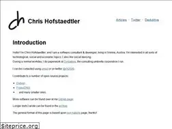 Sites similar to christian.hofstaedtler.name