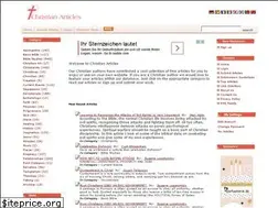 Sites similar to christianarticles.net
