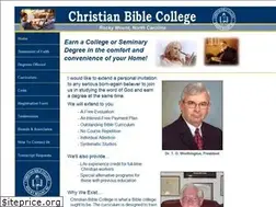 Sites similar to christianbiblecollege.org