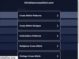 Sites similar to christiancrossstitch.com