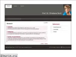 Sites similar to christiane-nord.de