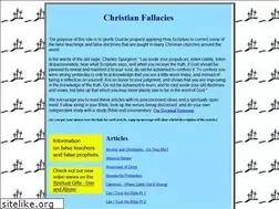 Sites similar to christianfallacies.com